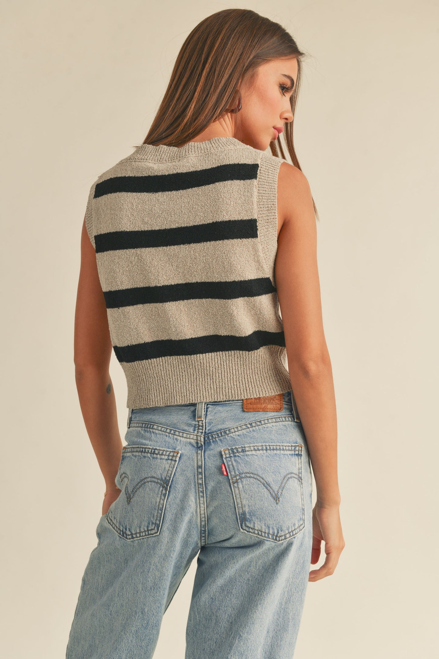 summer stripes vest