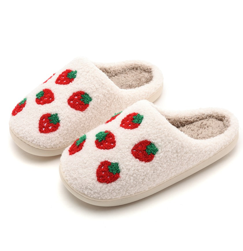 strawberry slippers