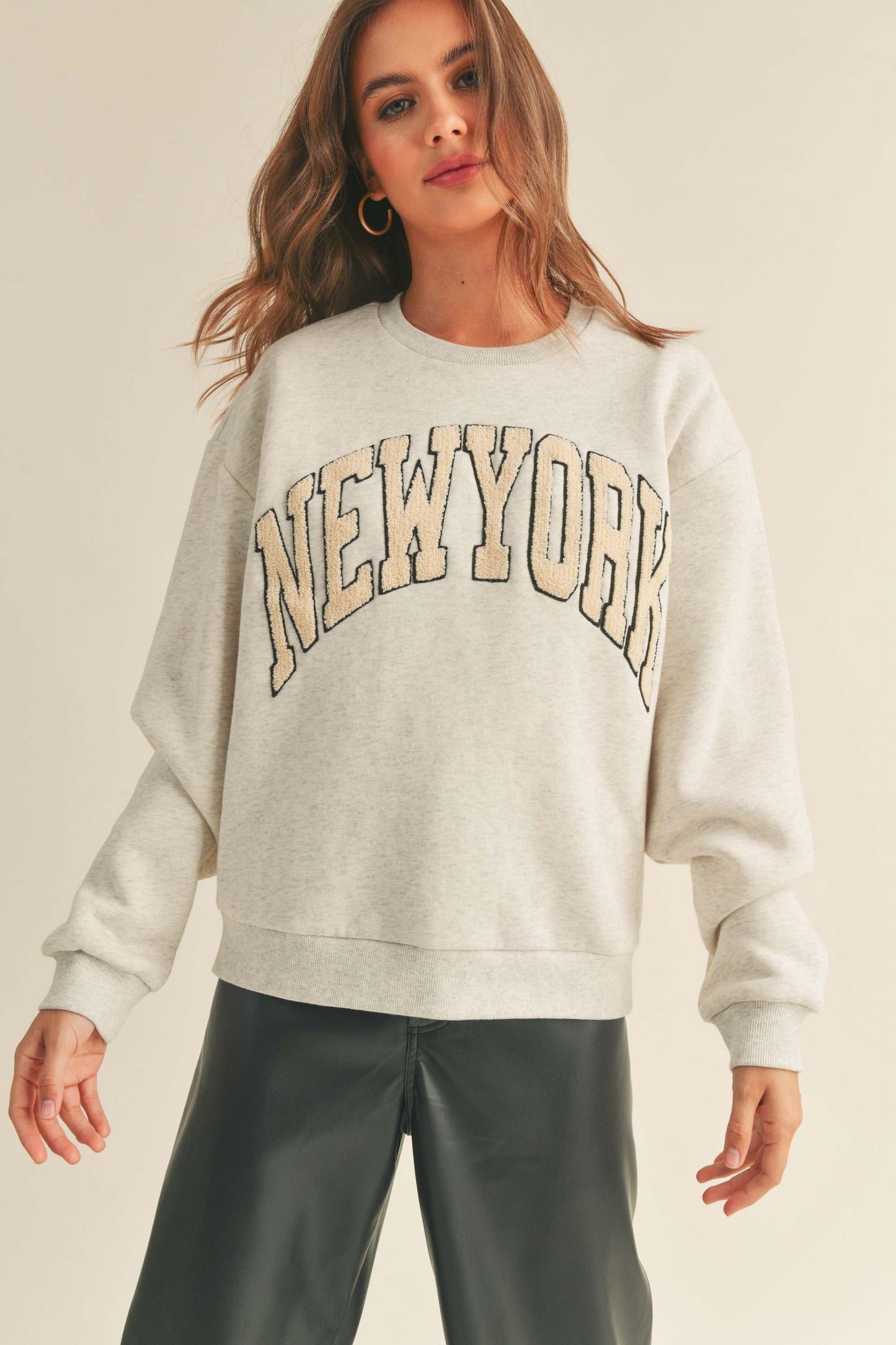 boucle New York sweatshirt