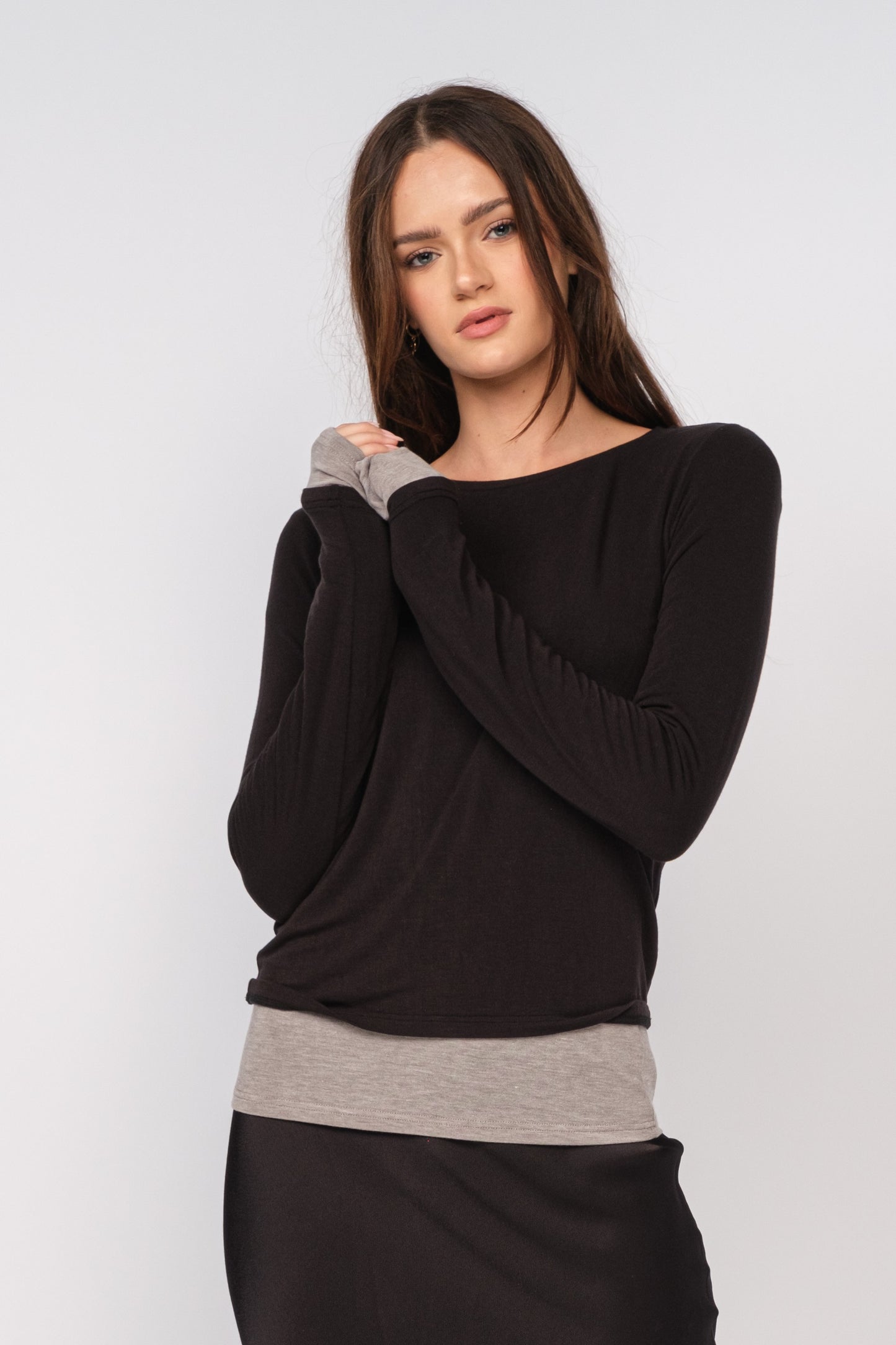 double layer l/s top