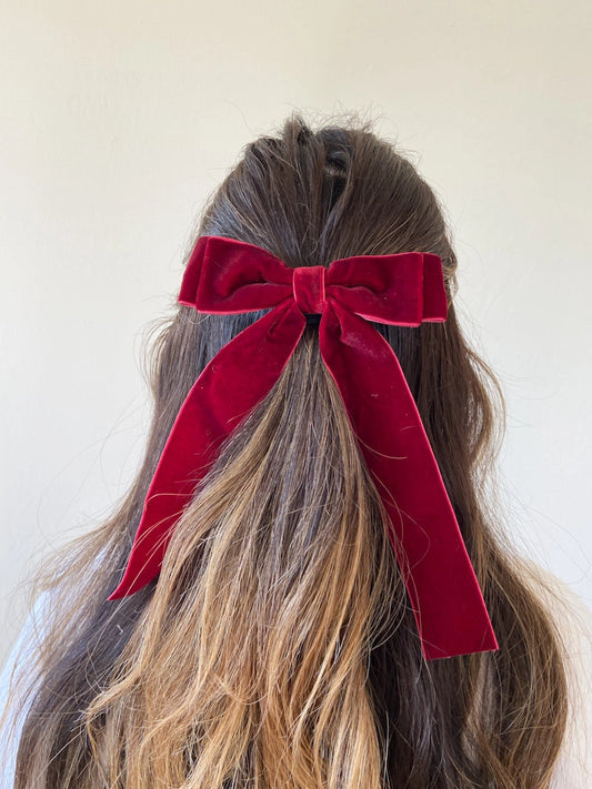 holiday hair bow