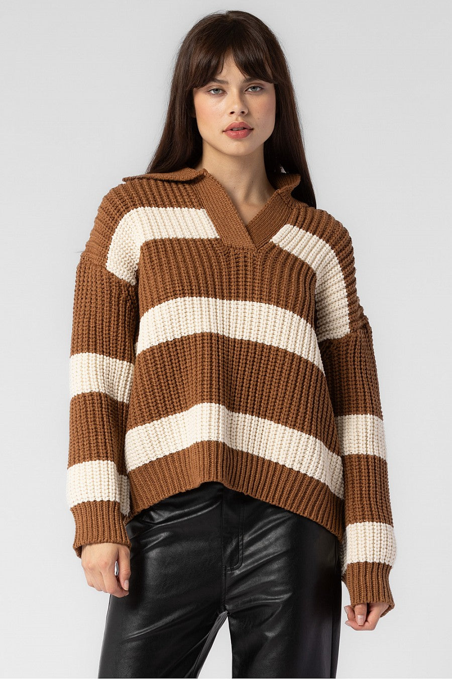 caramel swirl sweater