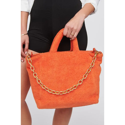 terry cloth tote